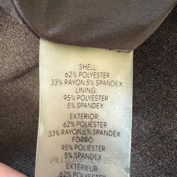 Calvin Klein Womens Gray Petite Pencil Skirt Career Suit Separates size 4P - Picture 11 of 14